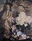 Edmund Charles Tarbell Canvas Paintings - Still Life with Oriental Statue